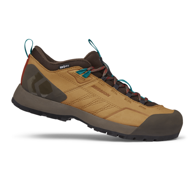 Black Diamond Mission Low Waterproof Approach lederstiefel, bernsteinfarben-cafebraun