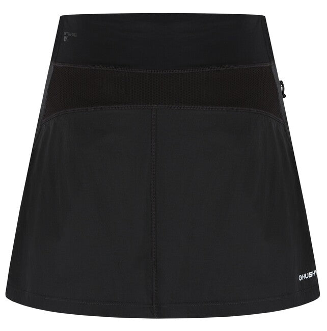 HUSKY Damen- funkcna Rock so sortkami Flamy L