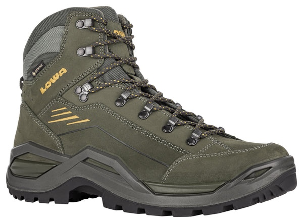 LOWA Renegade EVO GTX MID Trekkingschuhe für Herren, olive/mustard