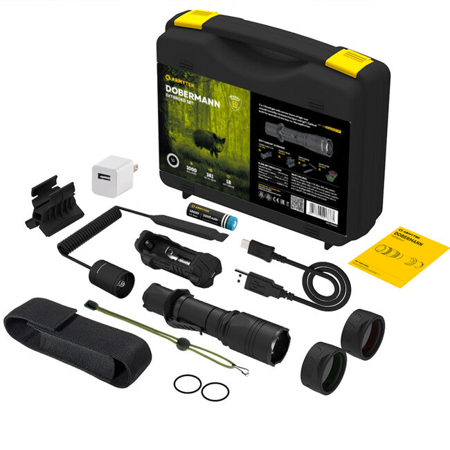 ArmyTek Dobermann Extended Tactical Set with Light