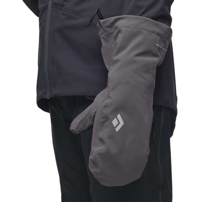 Black Diamond Waterproof Overmitts Winterhandschuhe, rauch