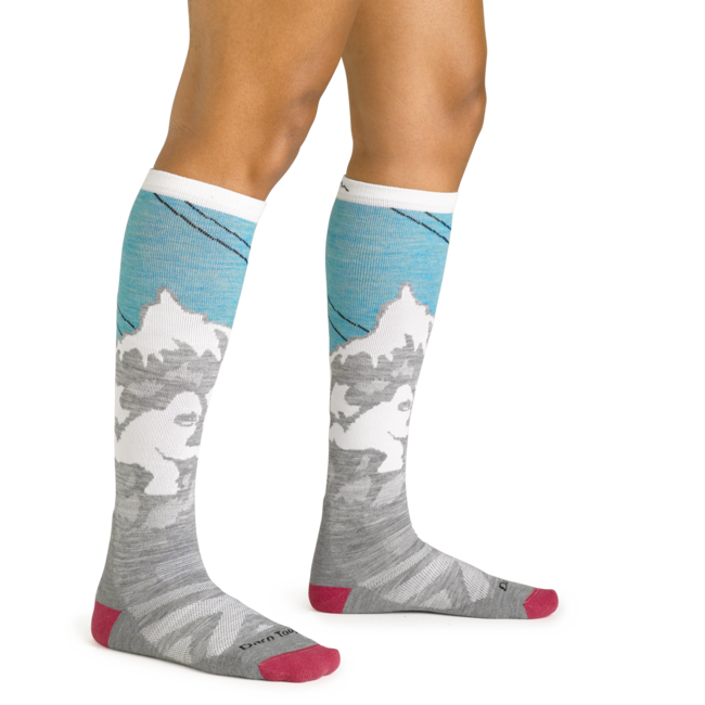 Darn Tough Yeti OTC Medium Light mit Kissen, Aqua