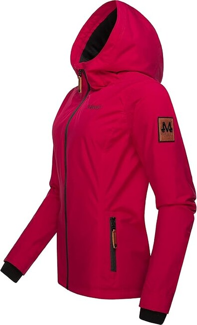 Marikoo Brombeere damen-Übergangsjacke mit Kapuze, Fuchsia