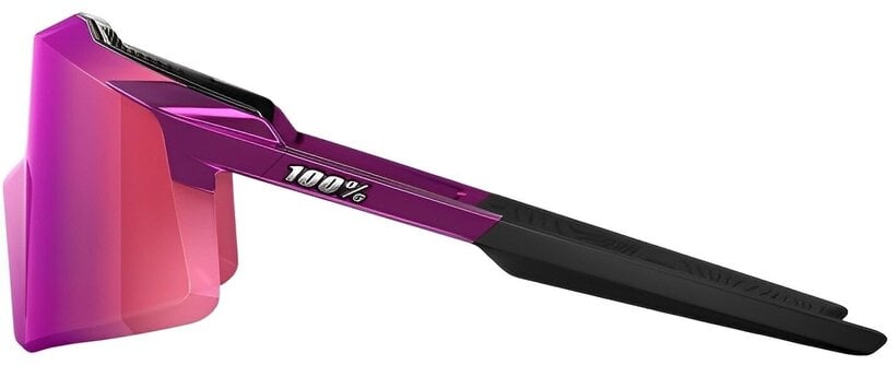 100% Sonnenbrille Aerocraft, Gloss Purple Chrome - Purple Multilayer Mirror