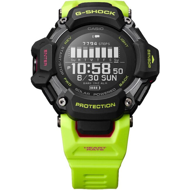 Casio G-Shock Uhr GBD-H2000-1A9ER, schwarz/gelb