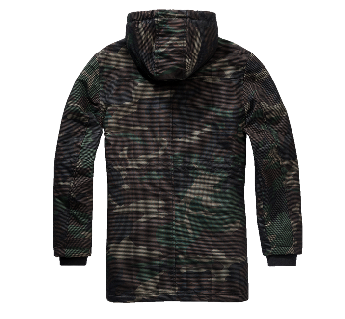Brandit Parka Grid Camo, waldfarben