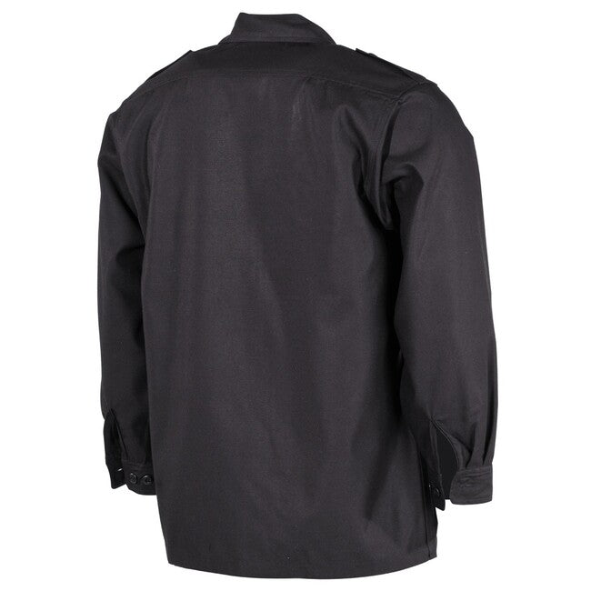 MFH American Langarm-T-shirt, schwarz