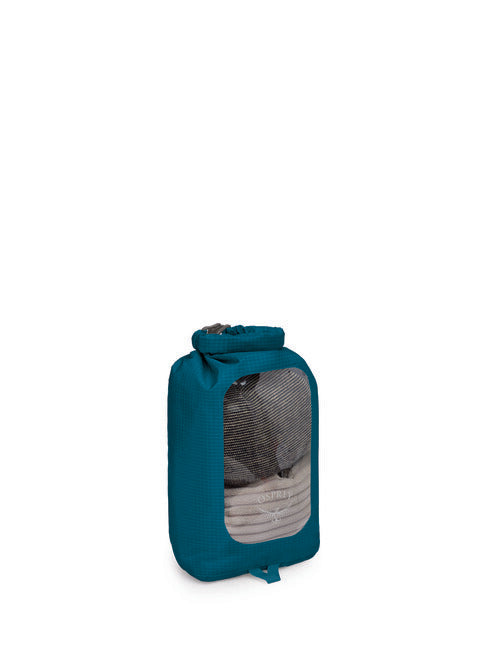 OSPREY Dry Sack wasserdichter 6 W/WINDOW, waterfront blue
