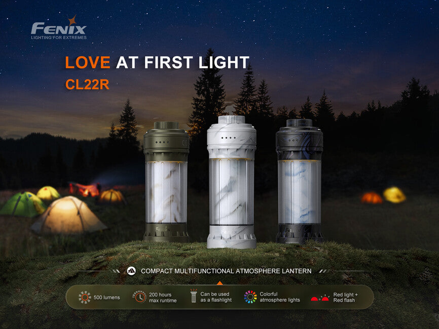 Fenix CL22R wiederaufladbare laterne, oliv