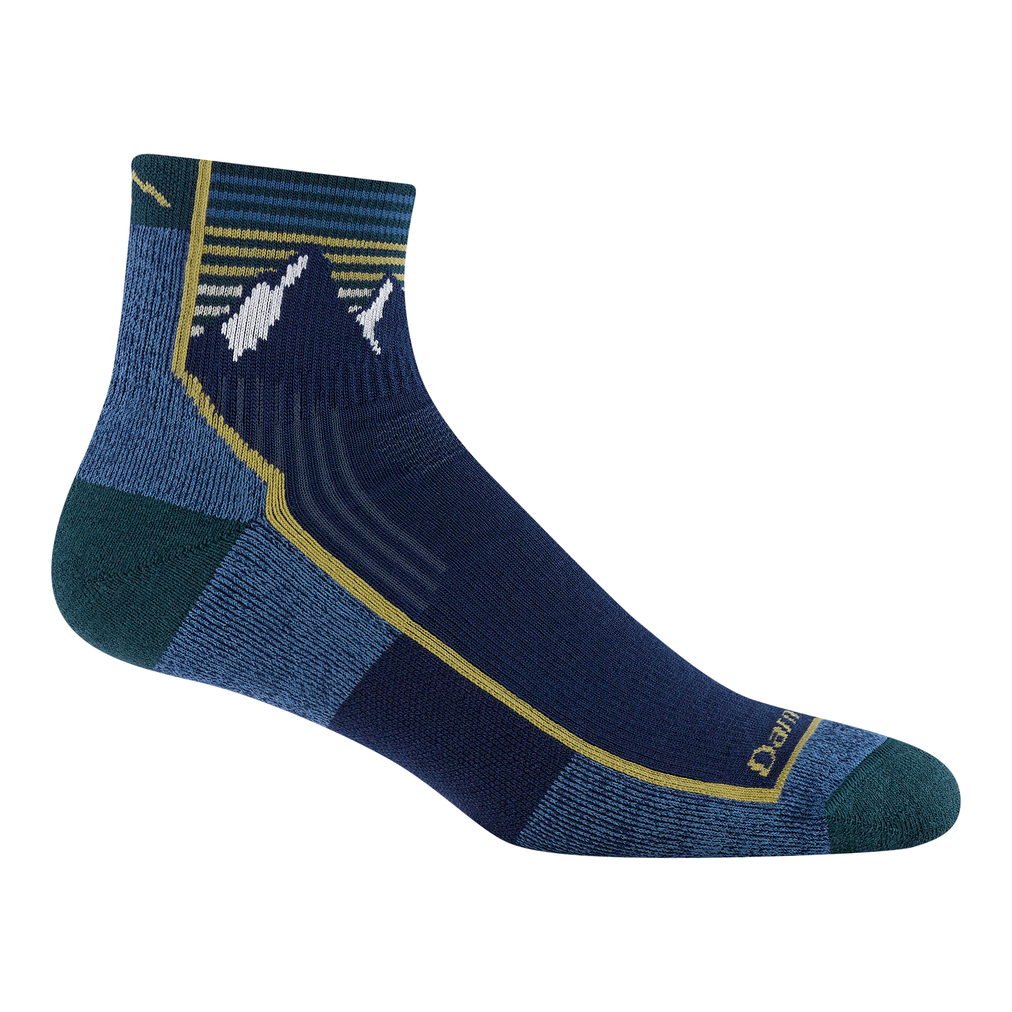 Darn Tough Hiker 1/4 Wandersocken mit Dämpfung, Mountain Lake