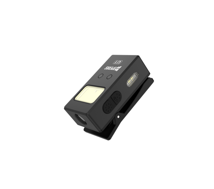 Speras U1 multifunctionale EDC taschenlampe mit clip schwarz
