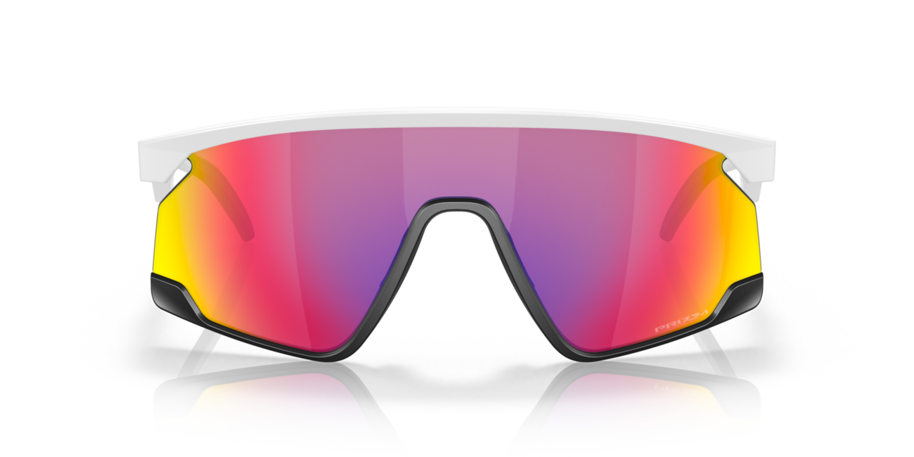 Oakley BXTR Sonnenbrille mit Rahmen Matte White und mit Dias Prizm Road 39