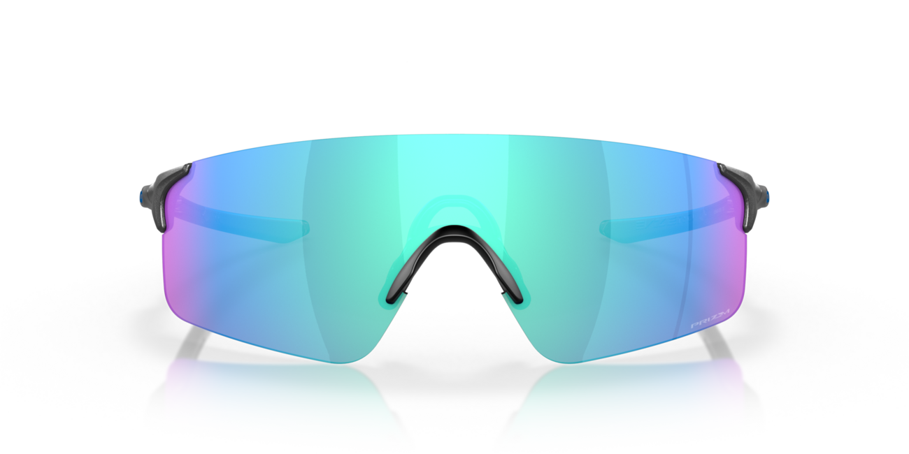 Oakley EVZERO BLADES mit Rahmen Steel und mit Dias Prizm Sapphire