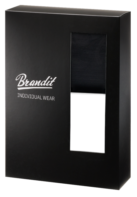 Brandit Boxershorts mit Logo 2tlg., weiß-schwarz
