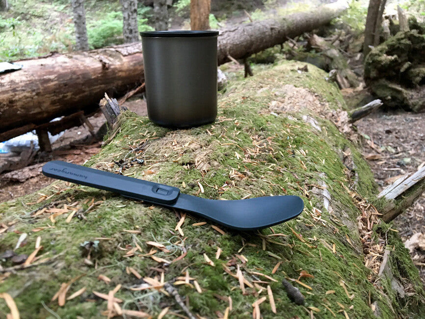 Humangear GoBites CLICK besteck grau
