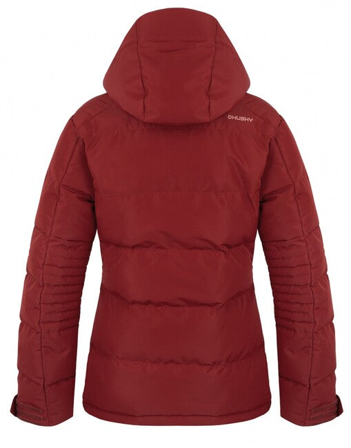 HUSKY Norel damen gefütterte winterjacke, bordeauxrot
