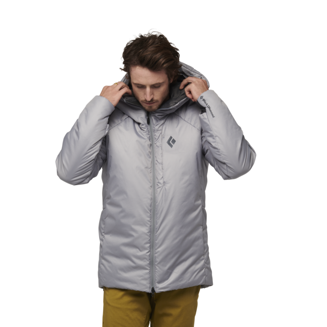 Black Diamond Belay herrenparka, zinnfarben