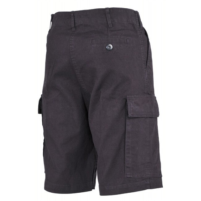 MFH Bermuda BW Moleskin, schwarz-stonewashed