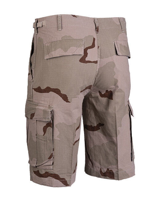 Mil-Tec Hose kurz US typ BDU rip-stop predprane 3col. desert