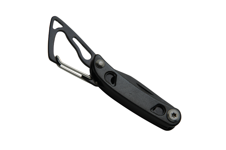 Baladeo ECO205 Tech Multifunktions-Minimesser 5 Funktionen, schwarz