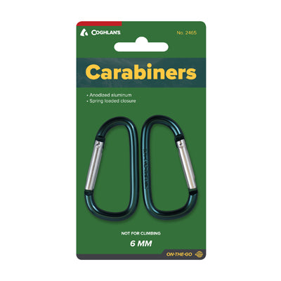 Coghlans Karabiner 6 x 60 mm 2 Stück, gemischte farben
