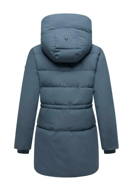 Marikoo Delilah16 damen Winterjacke mit Kapuze, dusty blue