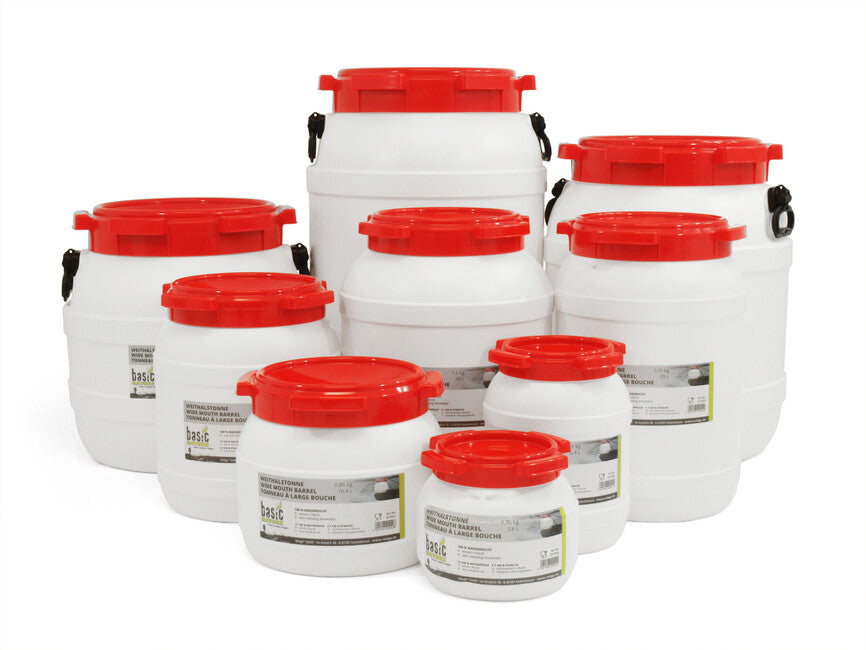 BasicNature Weithalsfass 10,4 l , weiß
