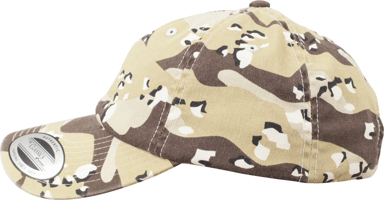 Brandit Low Profile Camo Kappe mit gewaschenem Effekt, 6-Farben Wüste