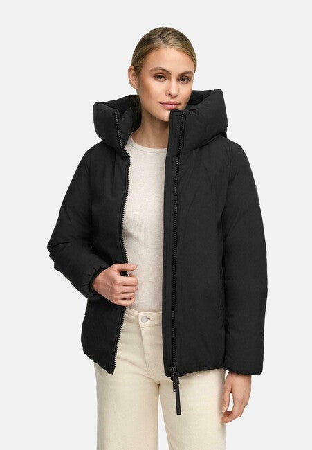Navahoo Blutenlicht 14 damen Winterjacke, schwarz