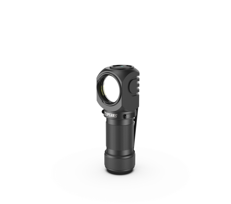 Speras SH16 wiederaufladbare stirnlampe, schwarz