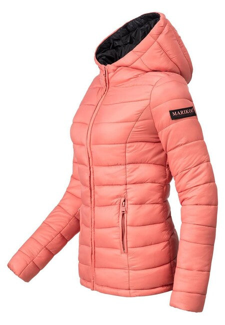 Navahoo Lucy damen Übergangsjacke mit Kapuze, koralle