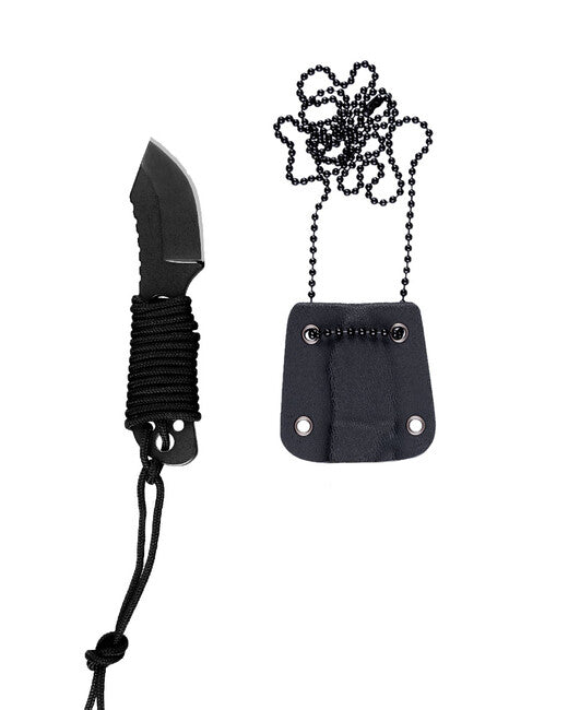 Mil-Tec 10,5cm neck knife paracord m.kette