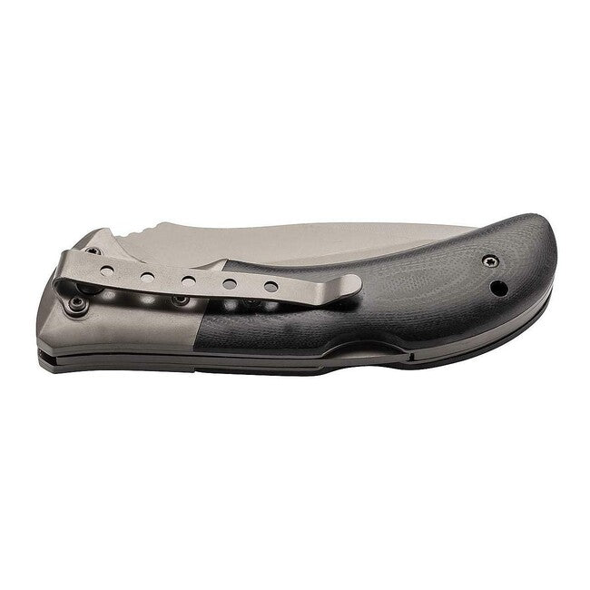 Herbertz taschenmesser 9cm G10 und Titan, schwarz