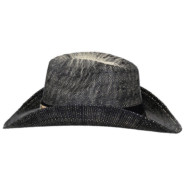 Fox Outdoor Strohhut Texas mit Hutband, schwarz-braun
