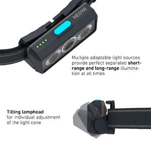 LEDLENSER NEO9R led-scheinwerfer schwarz-grau