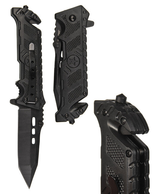 Mil-Tec Star automesser schwarz