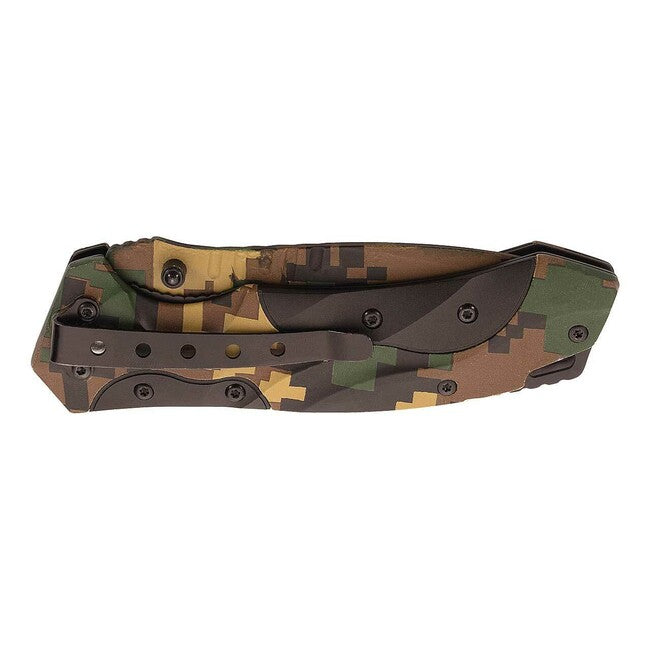 Herbertz taschenmesser 8,7 cm, tarnfarbe digital camo, aluminium