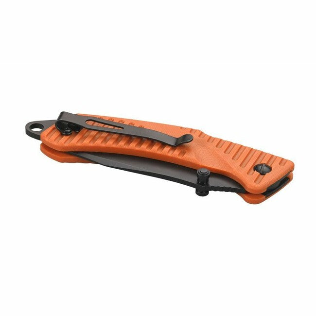 Eka Swede T9 taktisches Messer 9 cm, schwarz, orange, G10