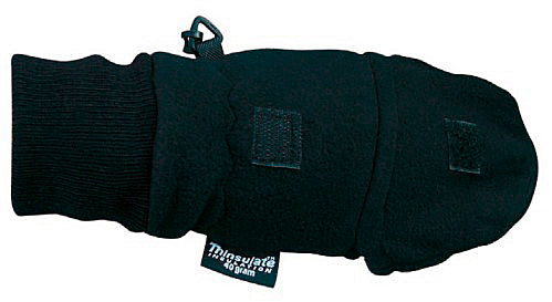 F ront-open handschuhe, schwarz