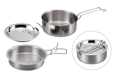 Origin Outdoors Snap-Pack Edelstahl-Kochset