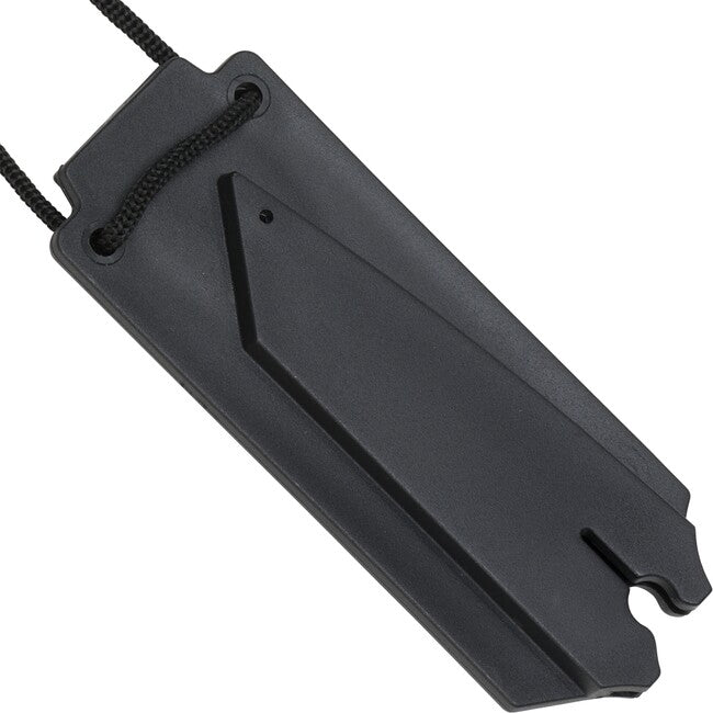 Haller NeckKnife feststehendes klingenmesser, blau eloxiert
