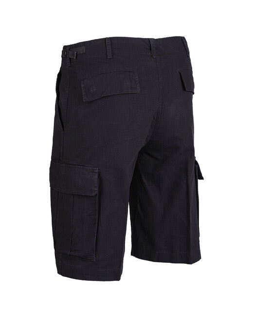 Mil-Tec Hose kurz US typ BDU rip-stop predprane, schwarz