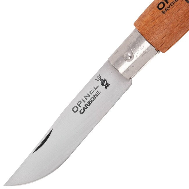 Opinel N°04 Carbon Klappmesser buche, braun