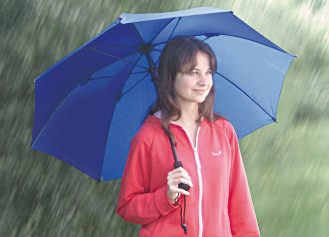 EuroSchirm Swing Liteflex robuster und unverwüstlicher regenschirm, blau
