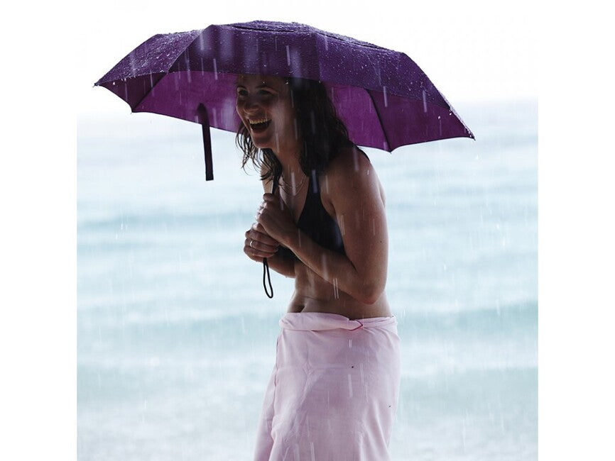 Lifeventure Medium Travel Umbrella, Purple