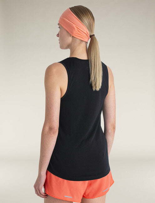 Icebreaker Cool Lite Sphere III damen merino tank top 125, schwarz