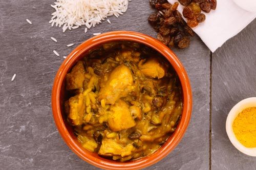 Jomipsa Huhn Forestia Madras mit Reis-SH