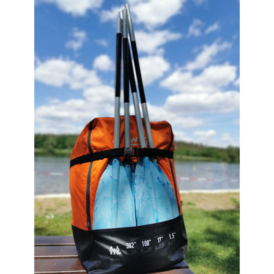 BasicNature Doppelpaddel 230 cm, blau