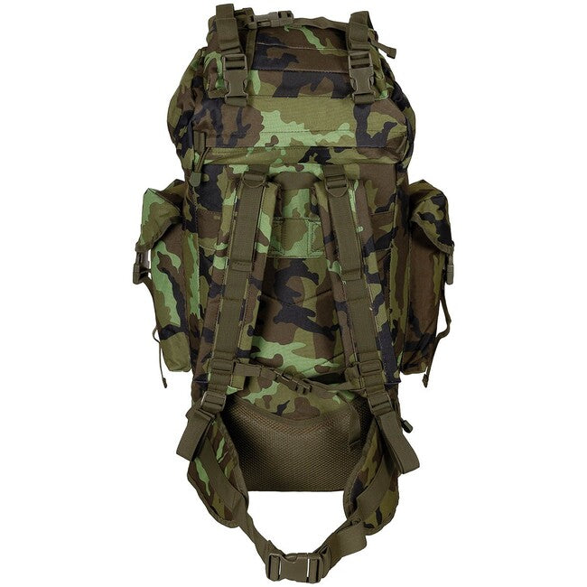 MFH MOLLE 65L Rucksack Aluminiumstange M95 CZ camo