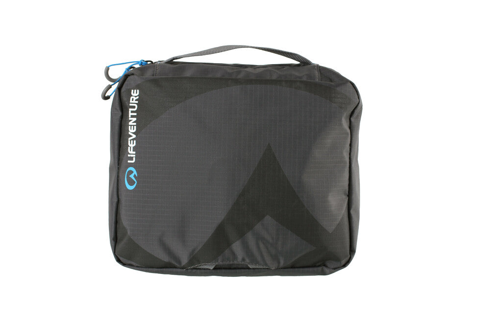 Lifeventure tasche Nylon-Wäschetasche mit zwei Fächern und mehreren taschen 22 x 18 x 8 cm grau